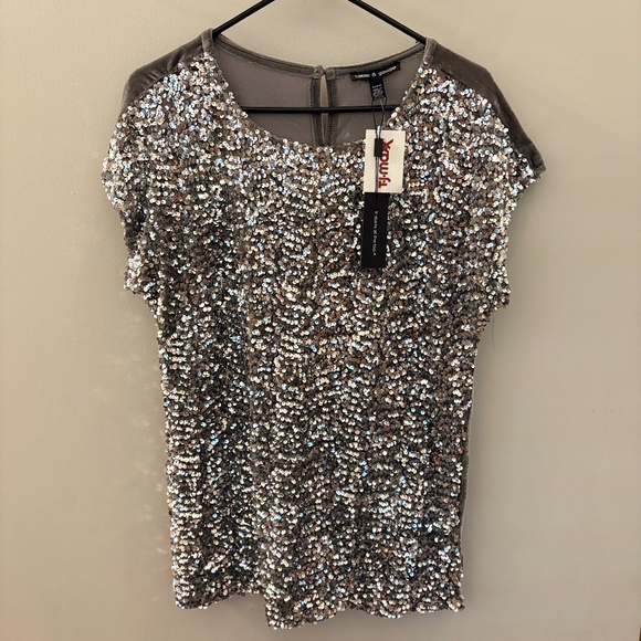 Cable & Gauge Tops - ✨ Cable & Gauge Disco Diva Top – Sequins, Sass, & Unstoppable Sparkle ✨